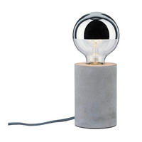TISCHLEUCHTE 22/13 cm   - Grau, Design, Stein (22/13cm) - Paulmann