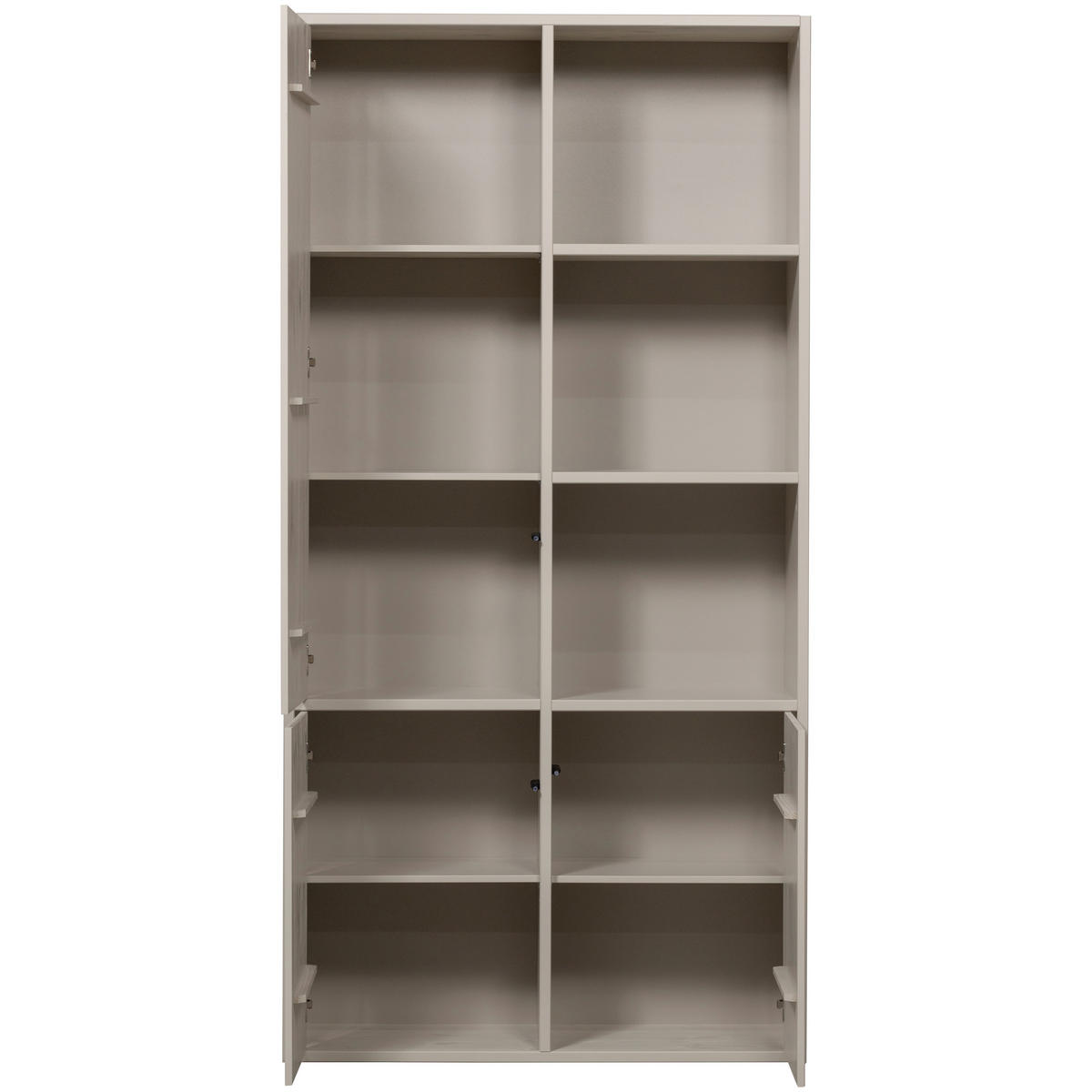 MEHRZWECKSCHRANK 108/215/40 cm  in Grau  - Grau, Design, Holz (108/215/40cm) - Livetastic