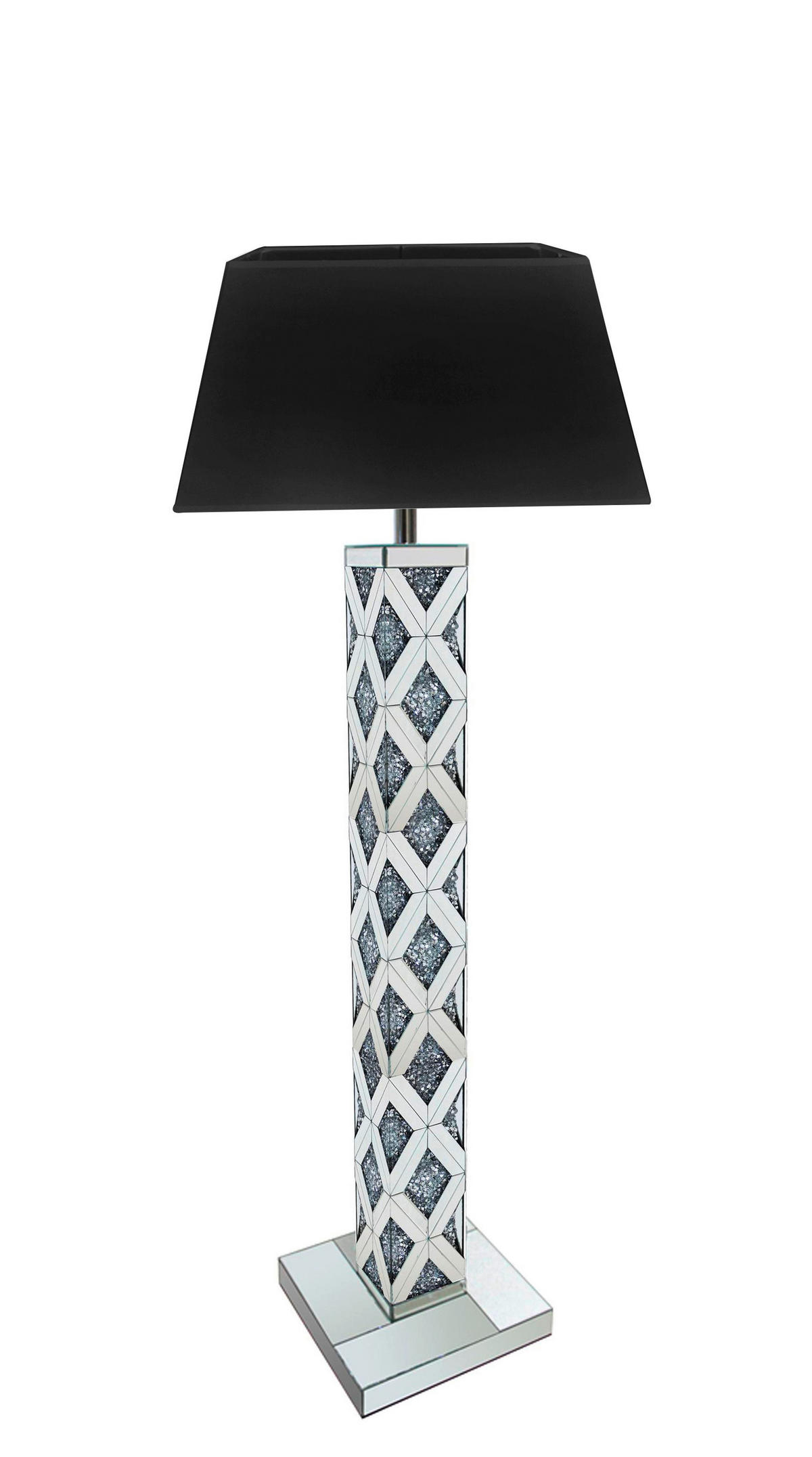 ÁLLÓLÁMPA - ezüstszínű, Trend, faalapú anyag/textil (36/141,5/30cm) - Ambia Home