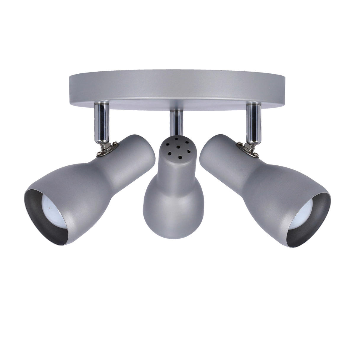 TAKLAMPA Picardo 29/29/12 cm  - silver/grå, Trend, metall (29/29/12cm)