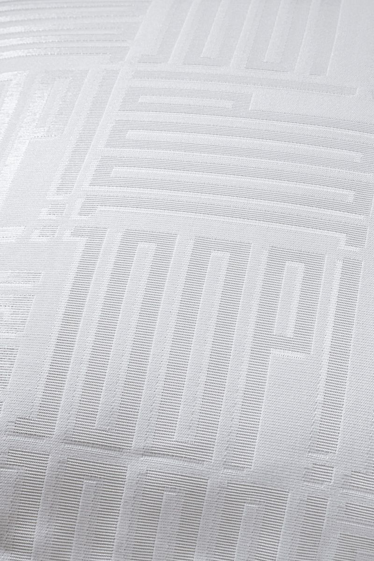 KISSENHÜLLE J!Fine Bars 50/50 cm  - Creme/Weiß, Design, Textil (50/50cm) - Joop!