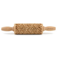 MOTIV-TEIGROLLE - Naturfarben, Basics, Holz (23/4,5/4,5cm) - Folkroll