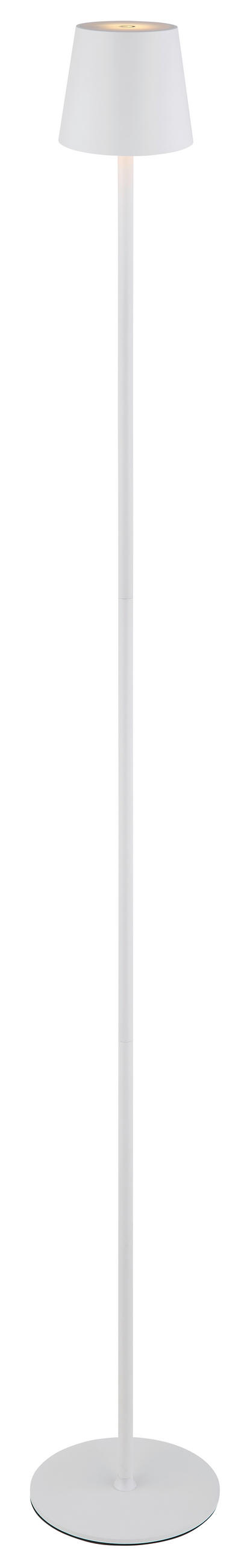 AKKU-STEHLEUCHTE 16/120 cm  - Opal/Weiß, KONVENTIONELL, Kunststoff/Textil (16/120cm) - Globo