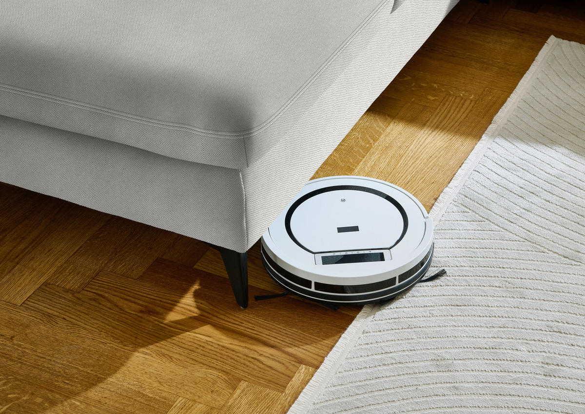 WOHNLANDSCHAFT Chenille Cappuccino  - Schwarz/Cappuccino, Design, Textil/Metall (255/369/198cm) - Beldomo Style