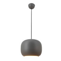 LED-HÄNGELEUCHTE Positano 30/30/26,3 cm  - Grau, Design, Kunststoff/Metall (30/30/26,3cm)