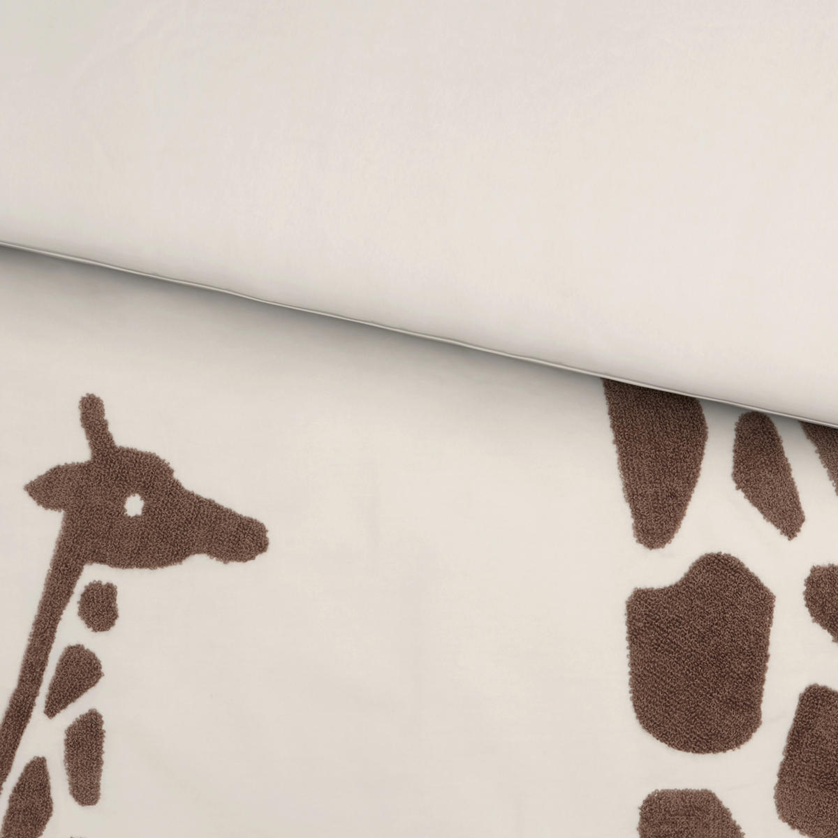 BABYBETTWÄSCHE Webstoff 100/135 cm  - Braun, Trend, Textil (100/135cm) - Patinio