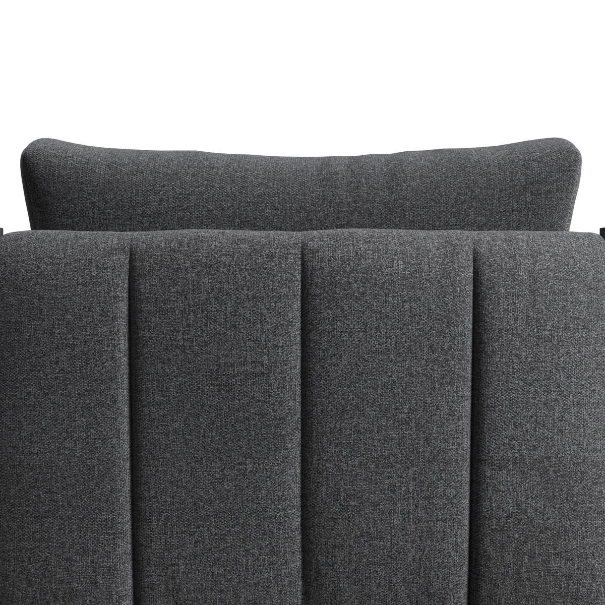 LOUNGEGARNITUR Aluminium  - Dunkelgrau/Grau, MODERN, Textil/Metall (393/69/174cm) - Ambia Garden