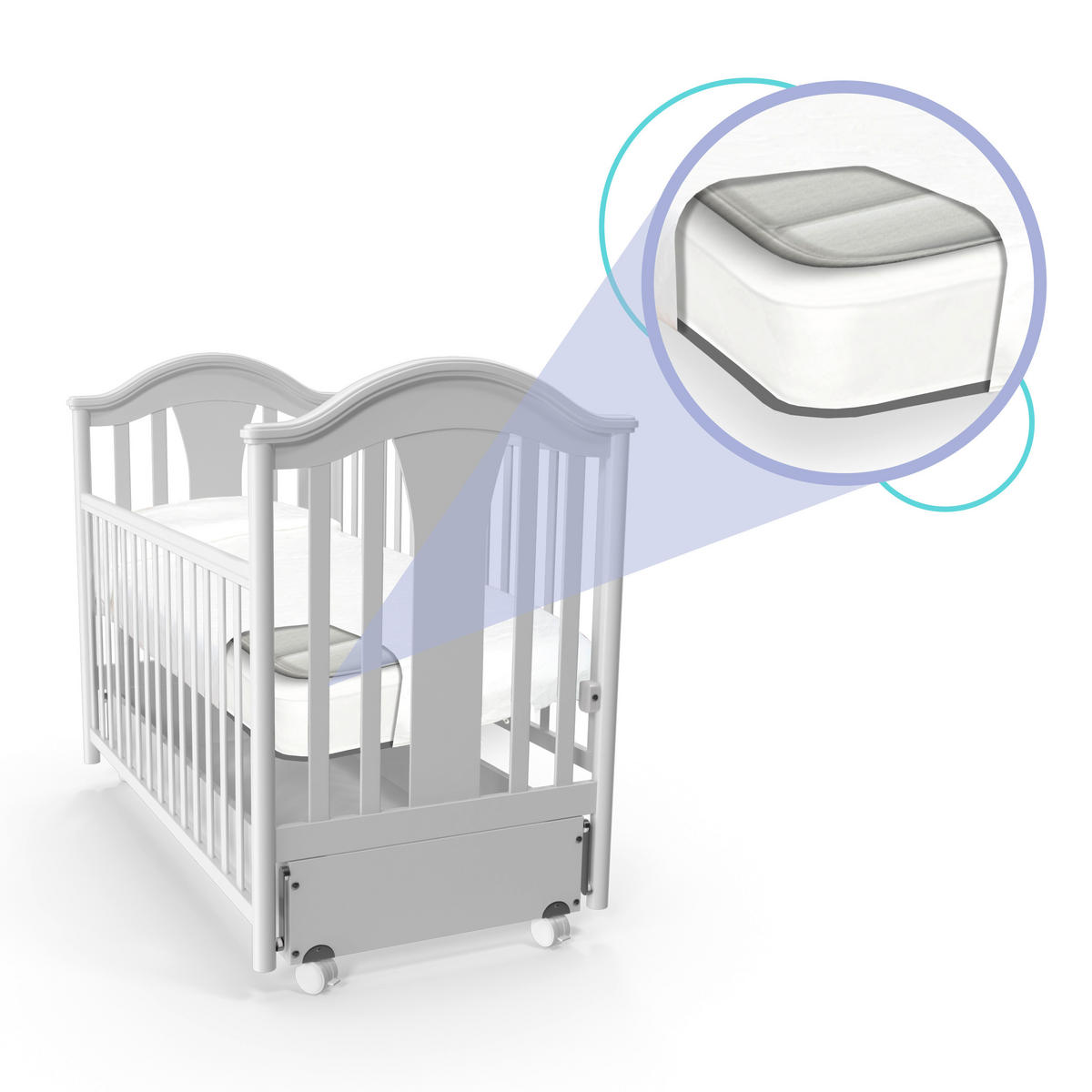 BABYPHONE Unbegrenzt m DREAM PLUS  - Weiß, Basics, Kunststoff/Textil (46/2/89cm)