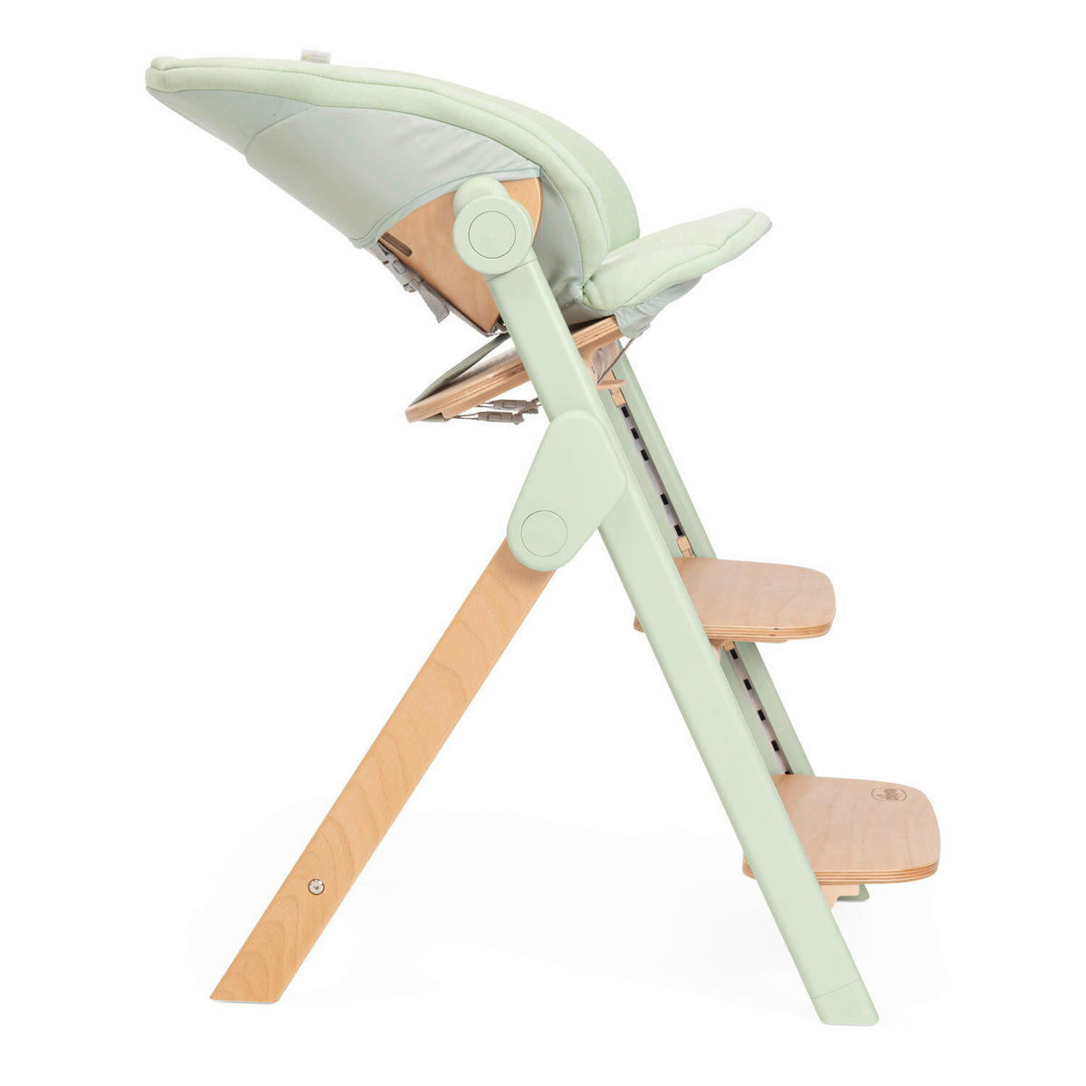 HOCHSTUHL Meraviglia Buchefarben, Olivgrün Olive/Buche  - Buchefarben/Olivgrün, Basics, Holz/Kunststoff (44/63-83/55cm) - Chicco