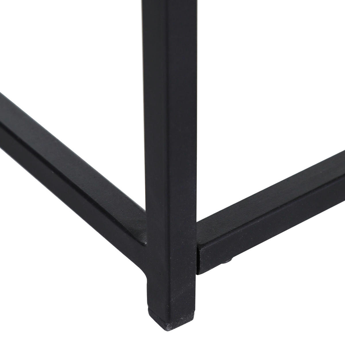 COUCHTISCH Akazie massiv 100/50/40 cm rechteckig Schwarz, Akaziefarben  - Schwarz/Akaziefarben, Trend, Holz/Metall (100/50/40cm) - Livetastic