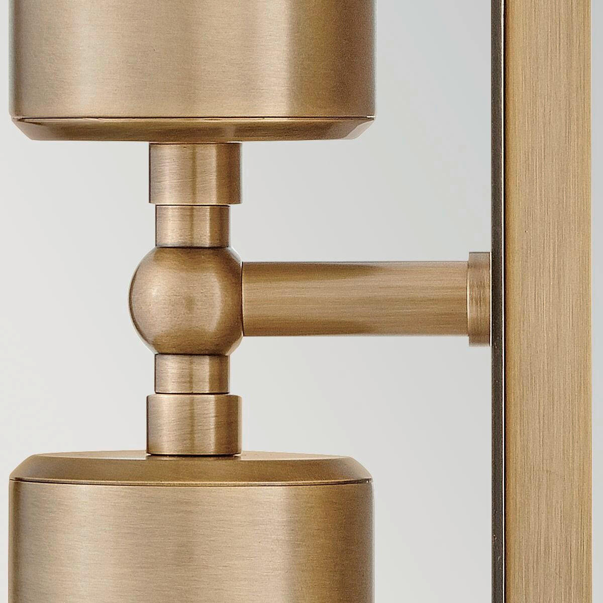 WANDLEUCHTE Hinkley 48,3/12,7/14,7 cm  - Messingfarben, Design, Glas/Metall (48,3/12,7/14,7cm) - Elstead Lighting