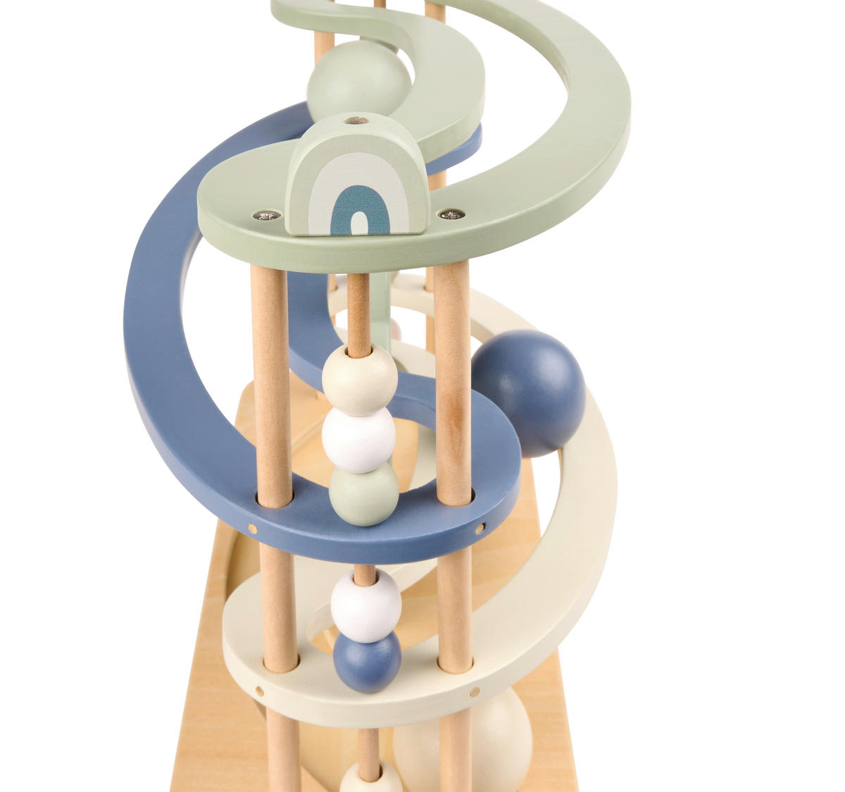 KUGELBAHN - Multicolor, Trend, Holz (31,2/26,3/13,5cm) - My Baby Lou