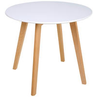 KINDERTISCH - Buchefarben/Weiß, Trend, Holz/Holzwerkstoff (60/50,5cm) - My Baby Lou