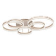 LED-DECKENLEUCHTE 100/56/22 cm   - Cappuccino, Design, Kunststoff/Metall (100/56/22cm) - Novel