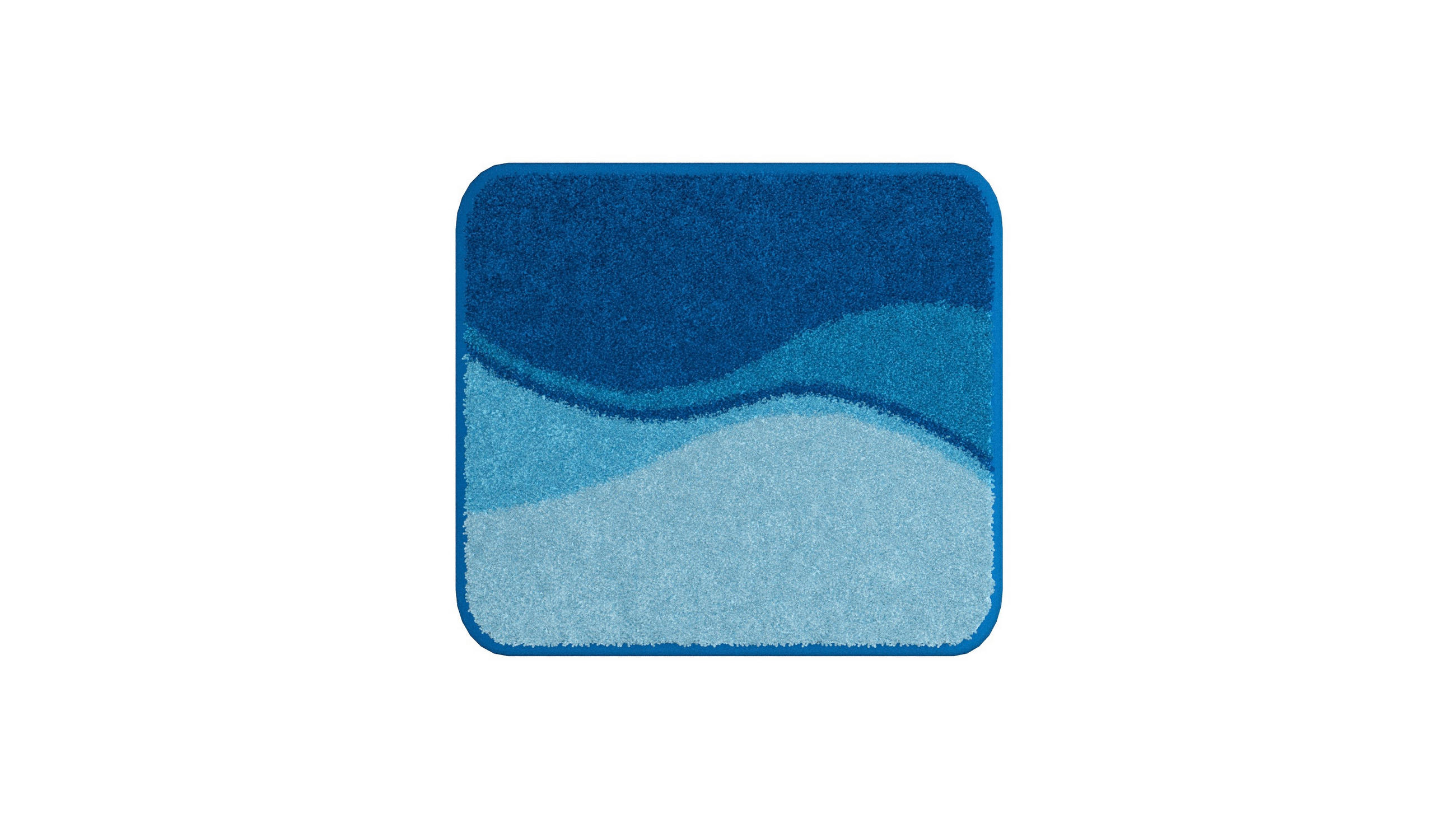 BADTEPPICH FLASH Blau 40/50 cm  - Blau, Basics, Kunststoff/Textil (40/50cm) - Grund