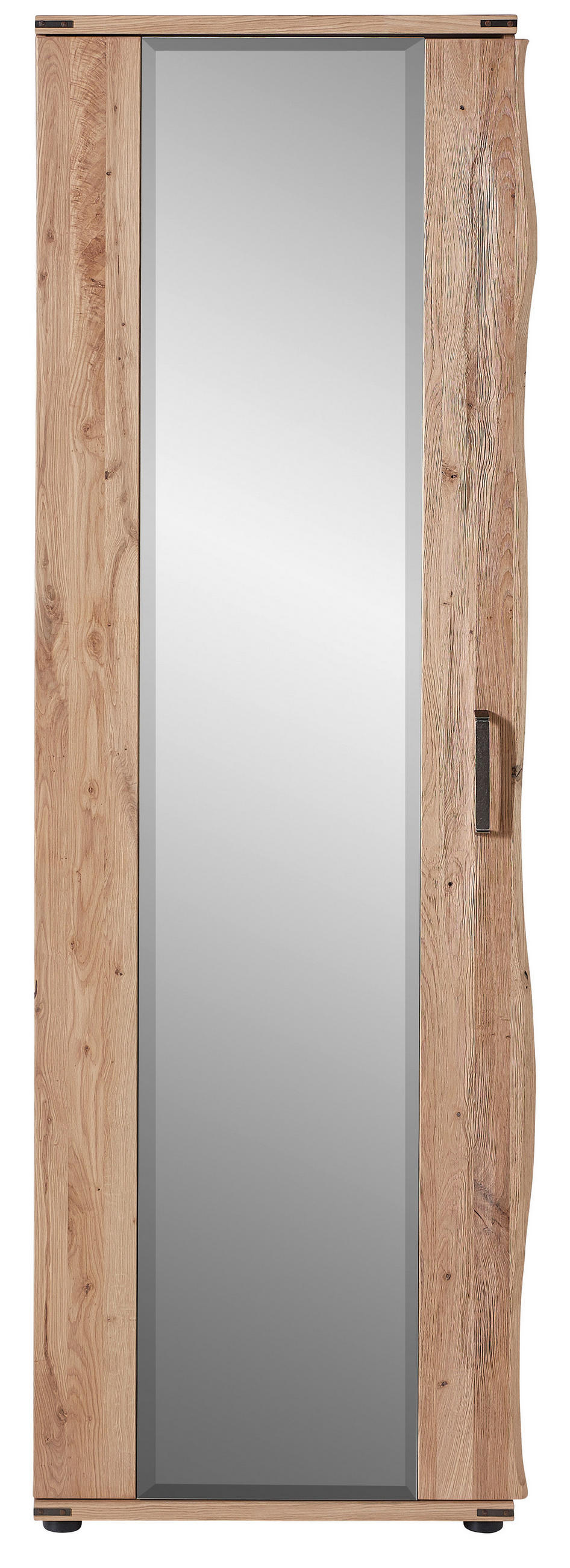 GARDEROBENSCHRANK 65/205/41 cm  - Eichefarben/Nickelfarben, Natur, Holz/Holzwerkstoff (65/205/41cm)
