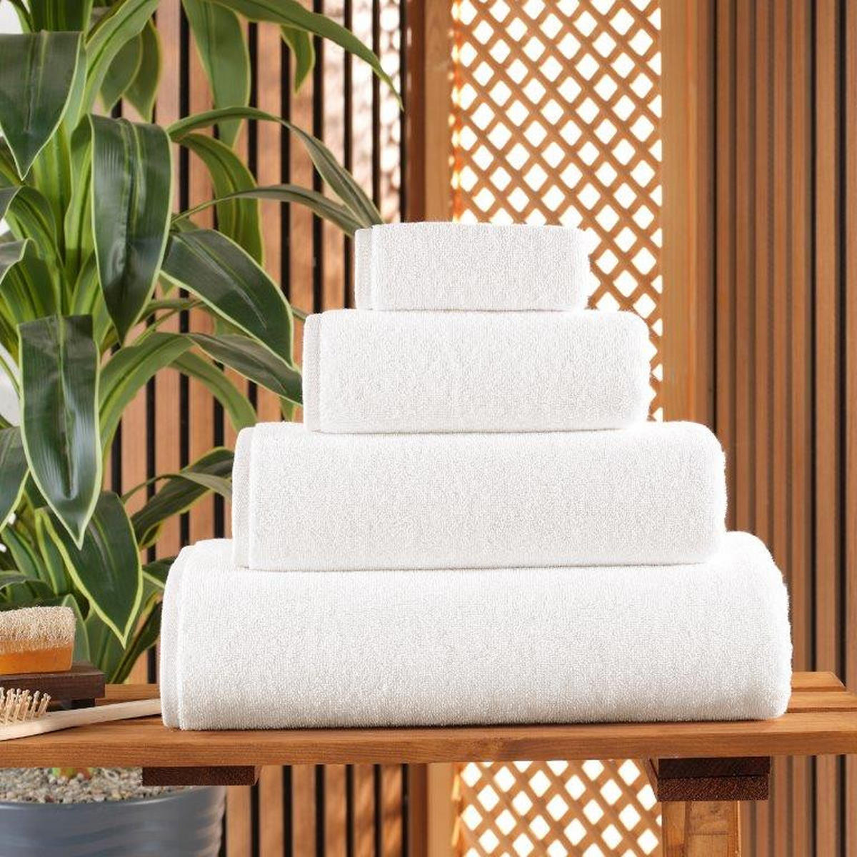 PEŠKIR ZA RUKE Five stars  bela 30/50 cm  - bela, Konvencionalno, tekstil (30/50cm) - Esposa