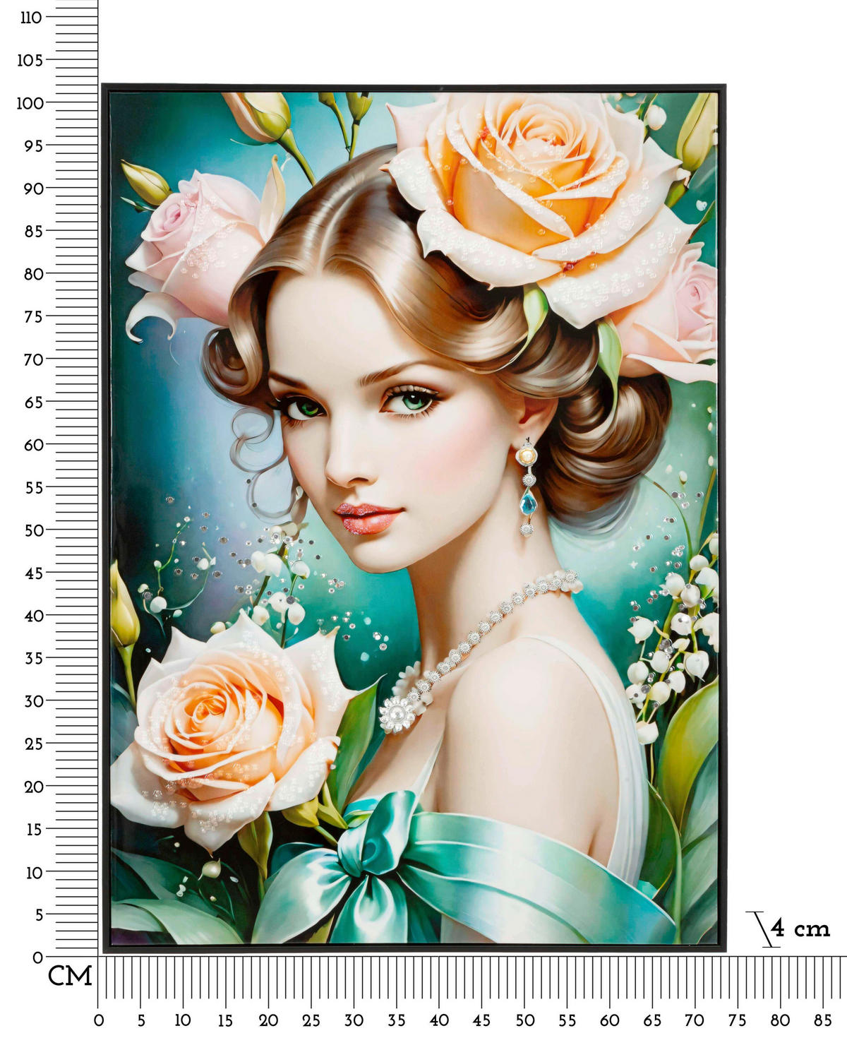 LEINWANDBILD Frauen  - Schwarz, Basics, Holz/Kunststoff (72/102/4cm)