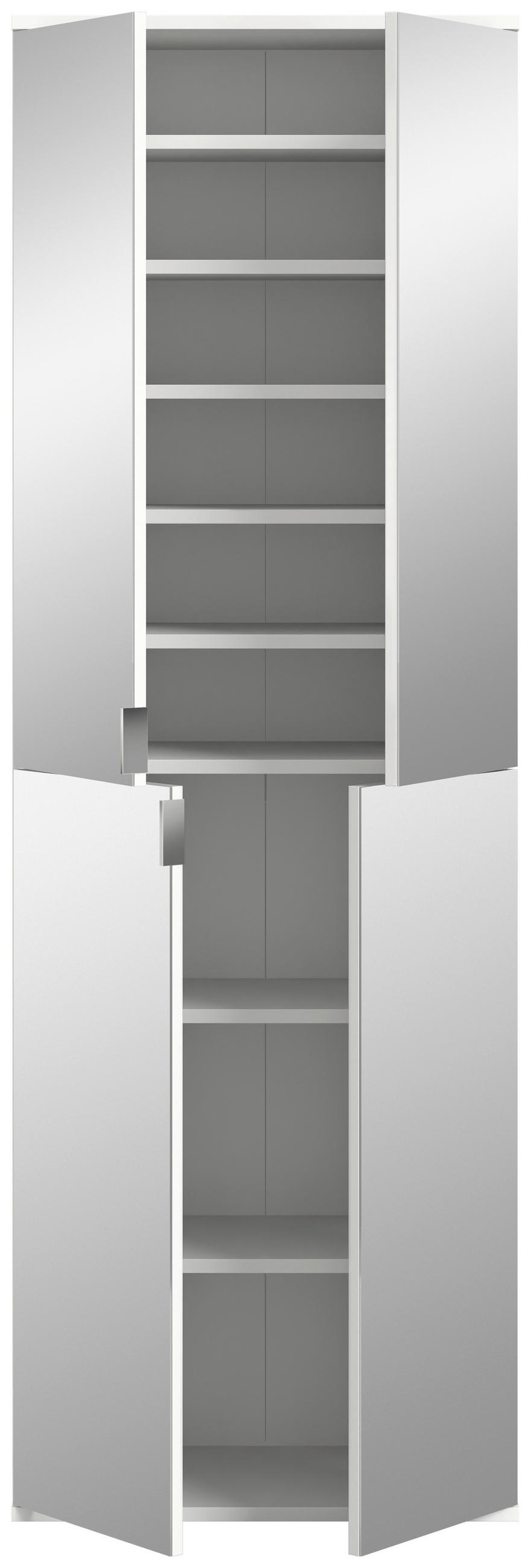 PREDSOBA bela, visoki sijaj - bela/visoki sijaj, Konvencionalno, leseni material (213/193/34cm) - MID.YOU