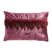 DEKORATIVNA JASTUČNICA 40/60 cm     - patlidžan, Dizajnerski, tekstil (40/60cm) - Ambiente