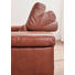 ZWEISITZER-SOFA Echtleder Braun - Chromfarben/Braun, Design, Leder (210/71/106cm) - Chilliano