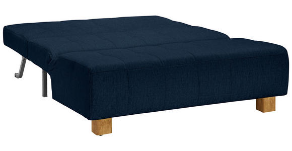 SCHLAFSOFA Juice in Flachgewebe Dunkelblau  - Naturfarben/Dunkelblau, Design, Holz/Textil (145/92/102cm) - Novel