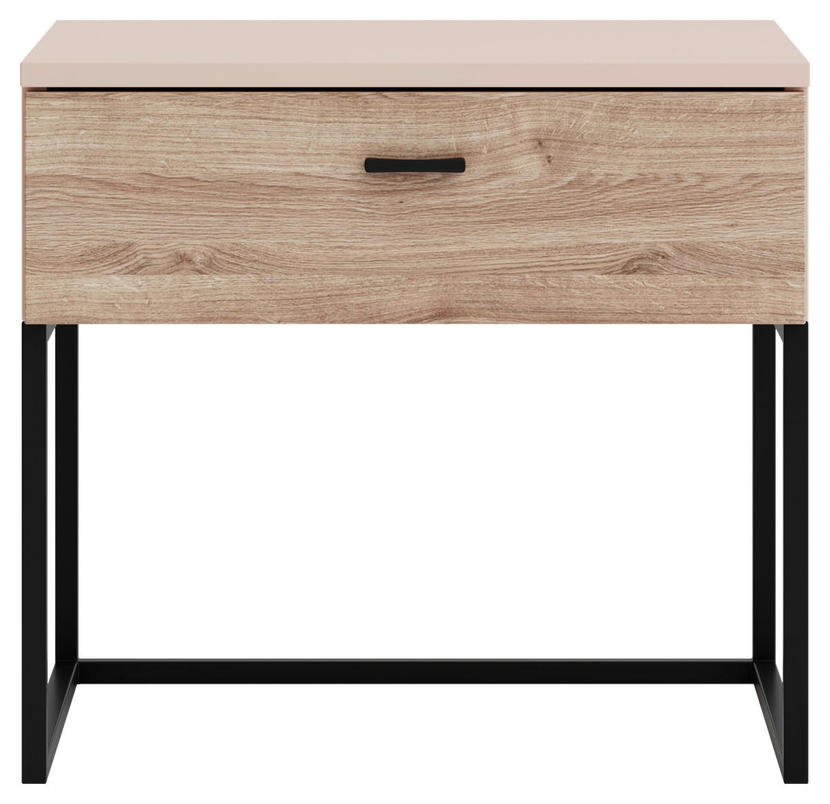 NACHTSCHRANK 50,2/46,2/42,2 cm  - Kaschmir/Eichefarben, KONVENTIONELL, Holzwerkstoff/Metall (50,2/46,2/42,2cm) - Xora