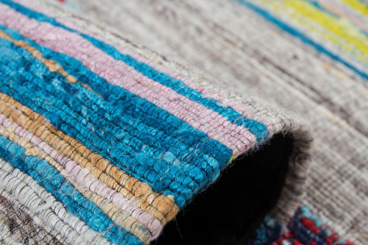 GYAPJÚSZŐNYEG  Duarte  - natúr színű/kék, Basics, textil (160/230cm) - Kayoom