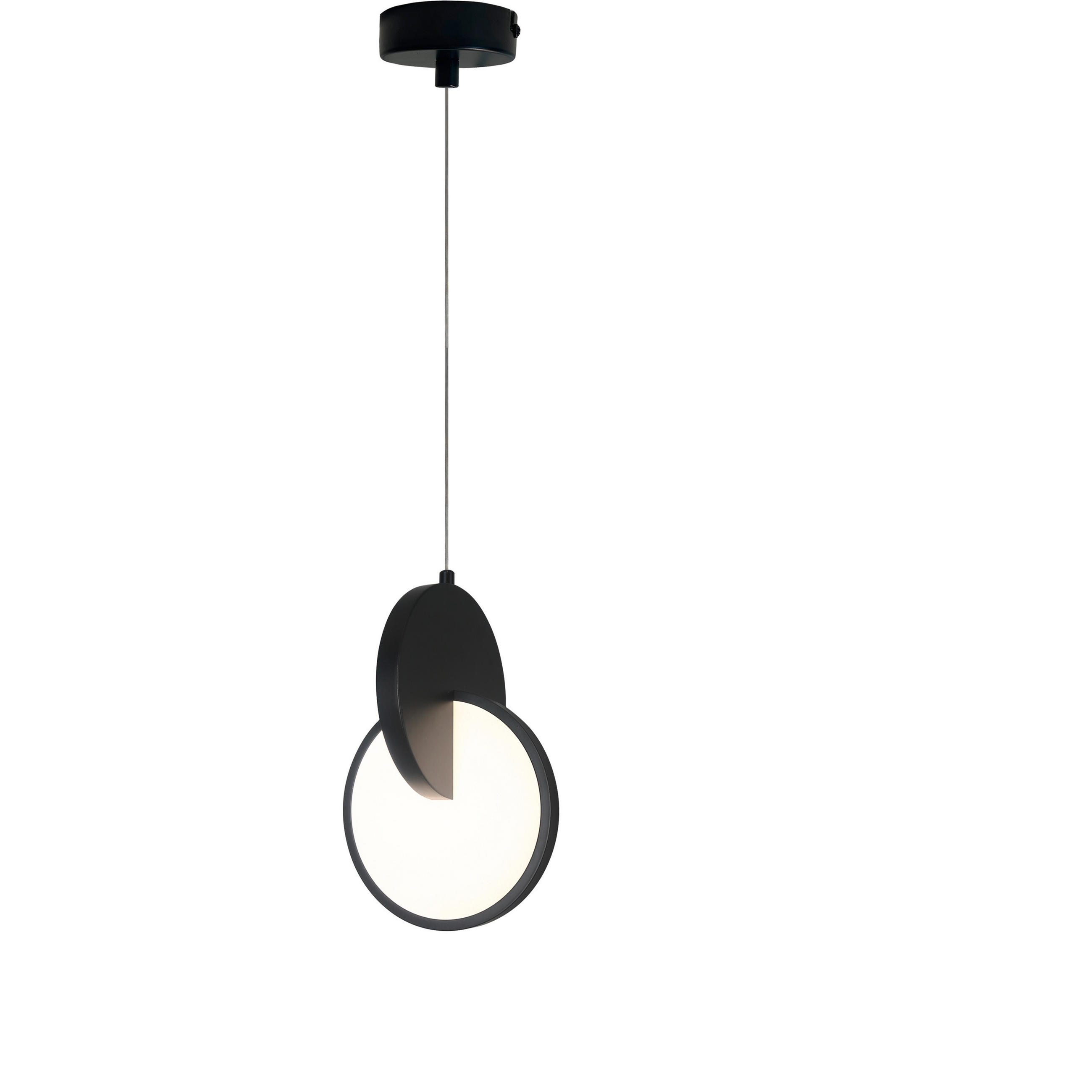 HÄNGELEUCHTE    - Schwarz, Design, Metall (120/18/17cm)