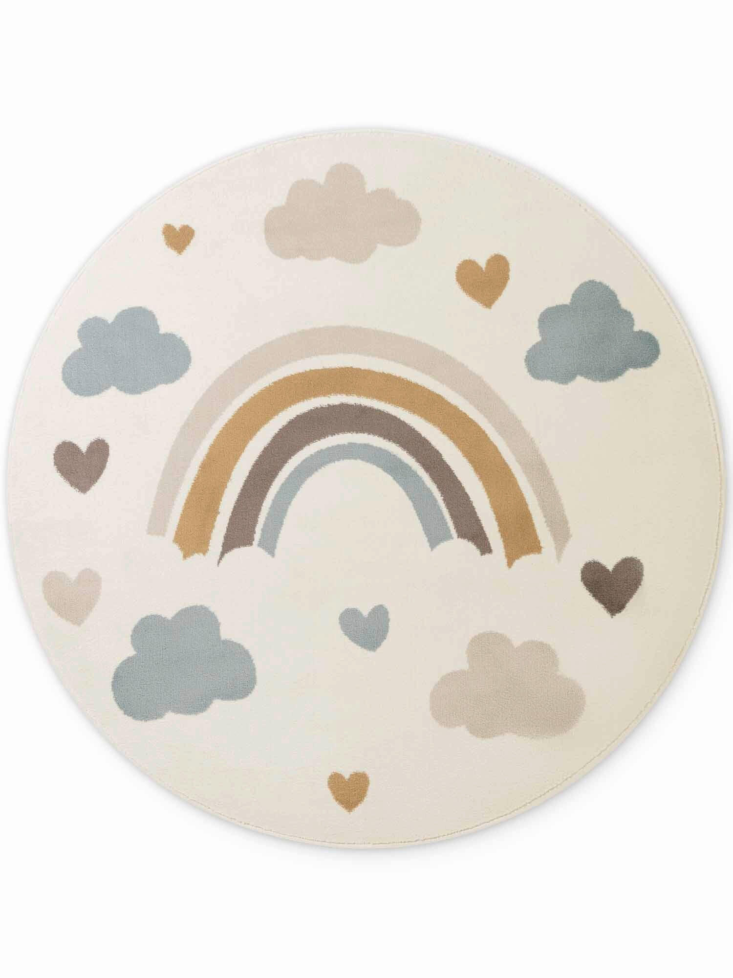 KINDERTEPPICH 160 cm Adventures Regenbogen  - Multicolor/Creme, Design, Kunststoff/Textil (160cm) - Hanse Home