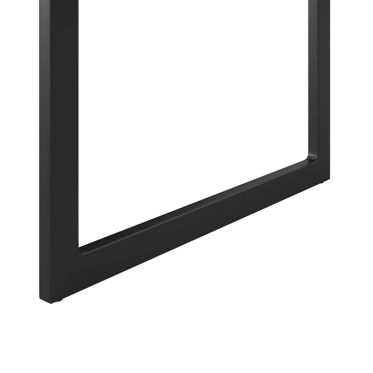 STOL VRTNI     prirodne boje, crna  drvo, metal  - prirodne boje/crna, Moderno, drvo/metal (180/90/75cm) - Ambia Garden