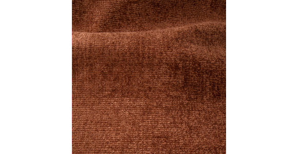 ECKSOFA in Chenille Rostfarben  - Eichefarben/Rostfarben, KONVENTIONELL, Holz/Textil (284/162cm) - Carryhome