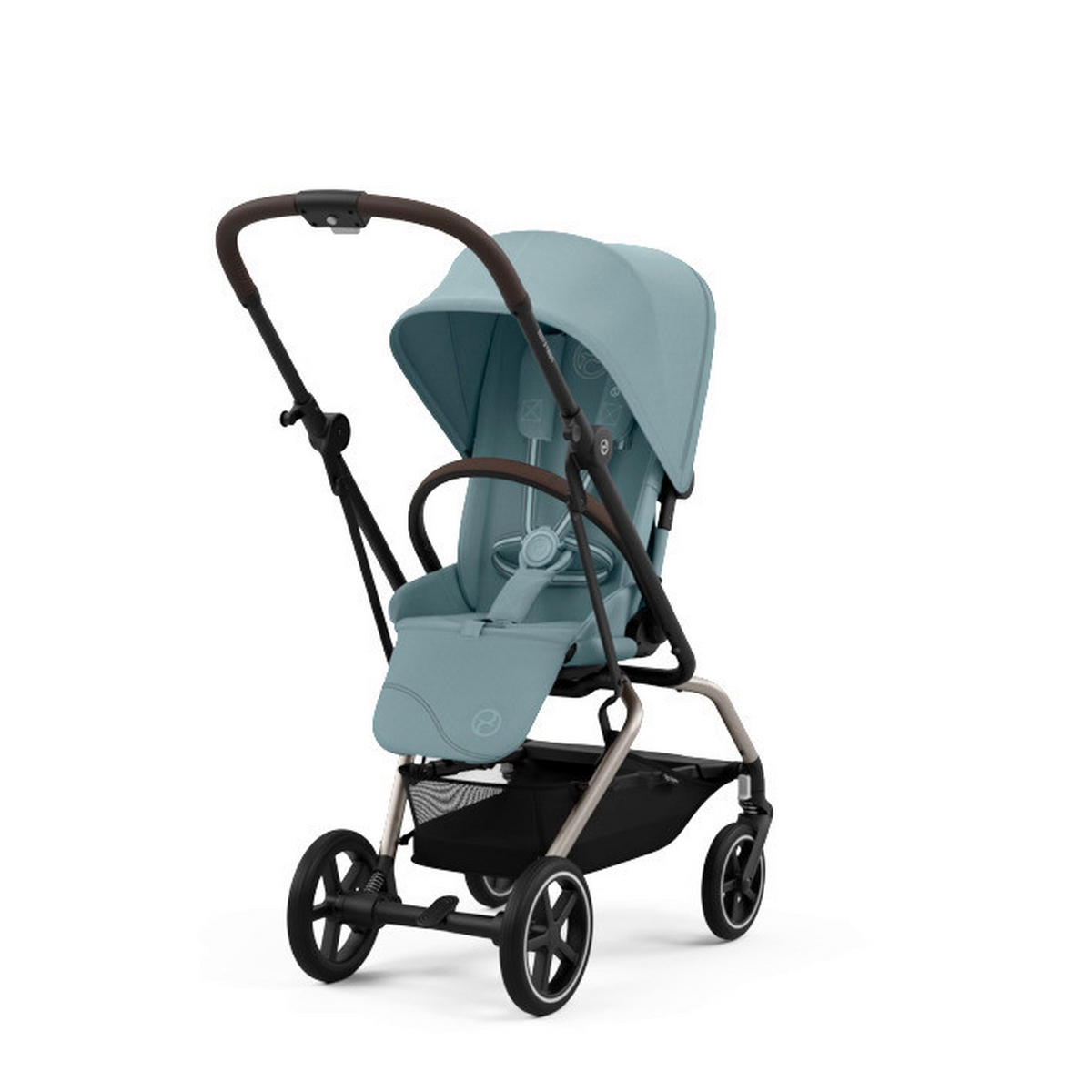 KIŠOBRAN KOLICA  Eezy S Twist+2  - plava/taupe, Basics, tekstil/plastika (80.5/45/105cm) - cybex GOLD