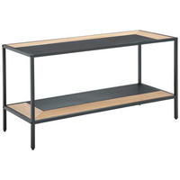 MĂSUȚĂ DE CAFEA in lemn, metal, material pe bază de lemn   120/60/47 cm  - culoare natur/negru, Design, lemn/metal (120/60/47cm) - MID.YOU