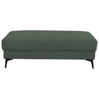 HOCKER ZERO Cord Dunkelgrün  - Dunkelgrün/Schwarz, Trend, Textil/Metall (140/46/80cm) - Livetastic