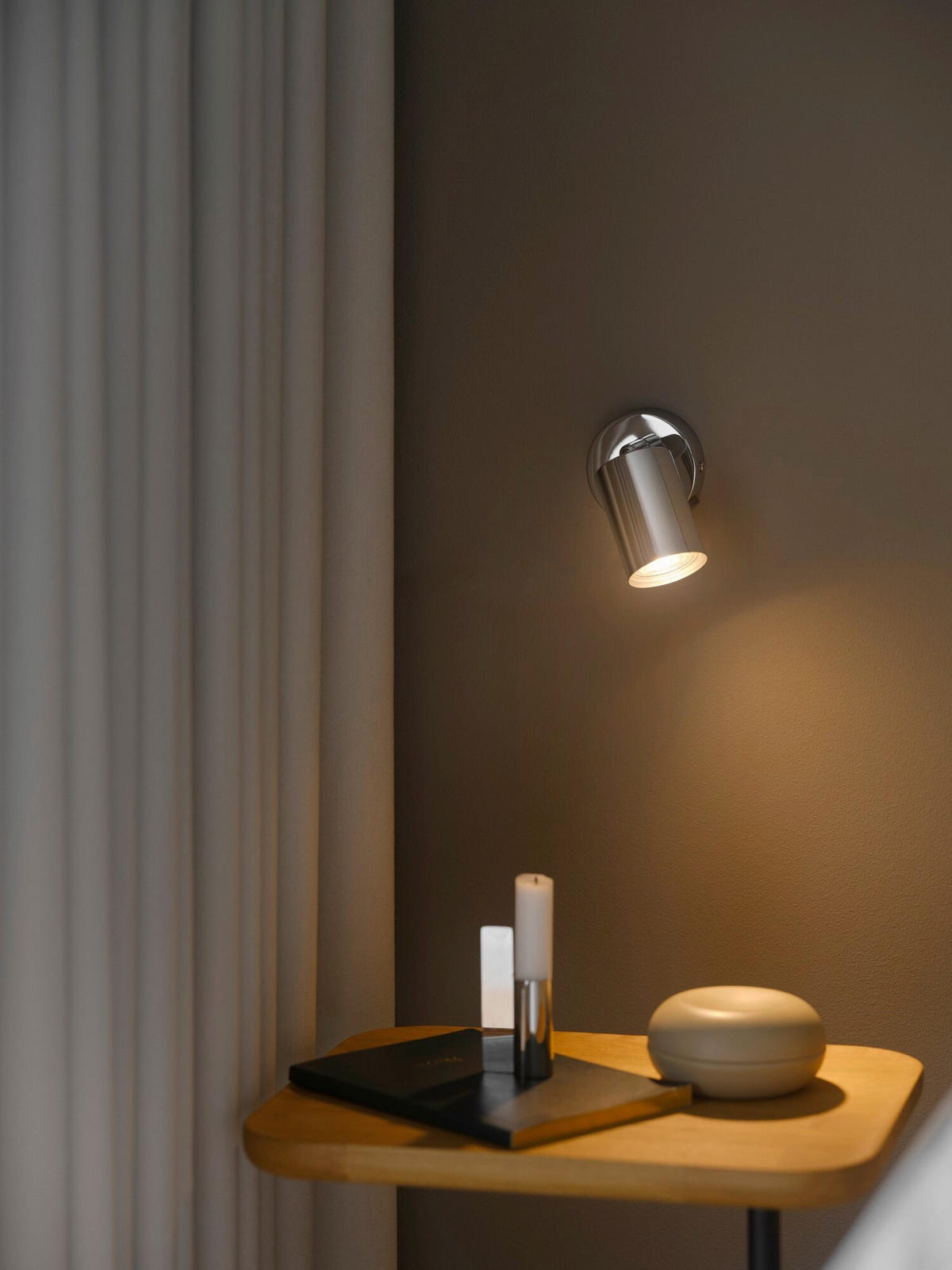 WANDLEUCHTE Explore 11.5/14,5/8 cm  - Chromfarben, Design, Metall (11.5/14,5/8cm) - Nordlux