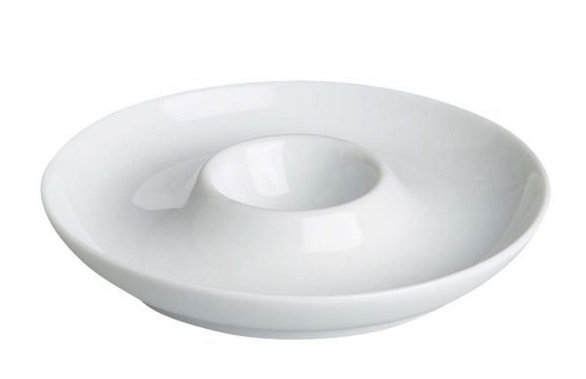 SUPORT PENTRU OU ceramică  - alb, Basics, ceramică (12,3/2cm) - Novel