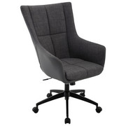 KANCELÁŘSKÉ KŘESLO - šedá/černá, Design, kov/textil (69/112/74cm) - Xora