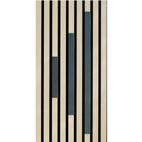 WANDPANEEL Schwarz  - Schwarz, Basics, Metall (20/2,8/1,4cm)