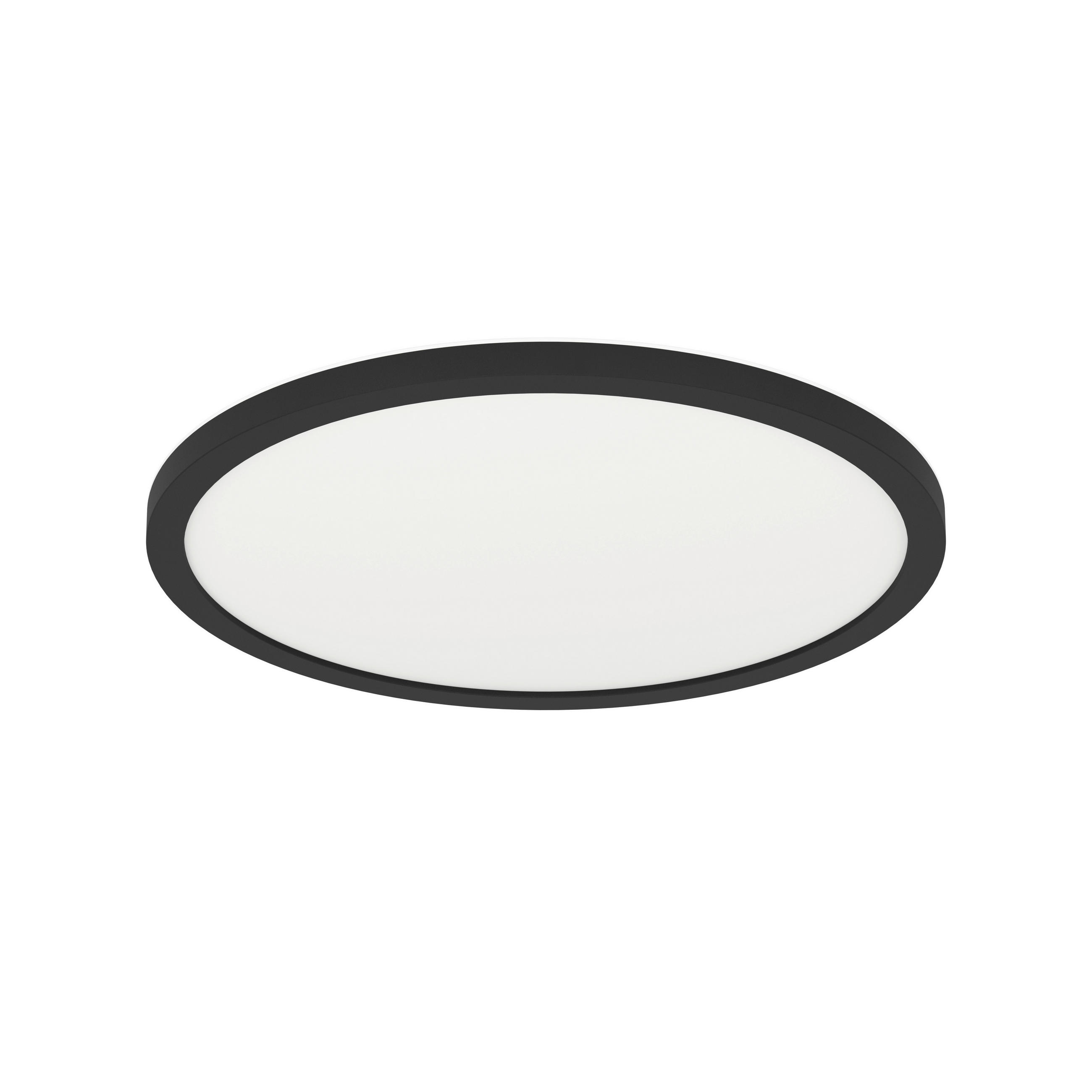LED-DECKENLEUCHTE 30/3 cm   - Schwarz/Weiß, Basics, Kunststoff (30/3cm) - Eglo