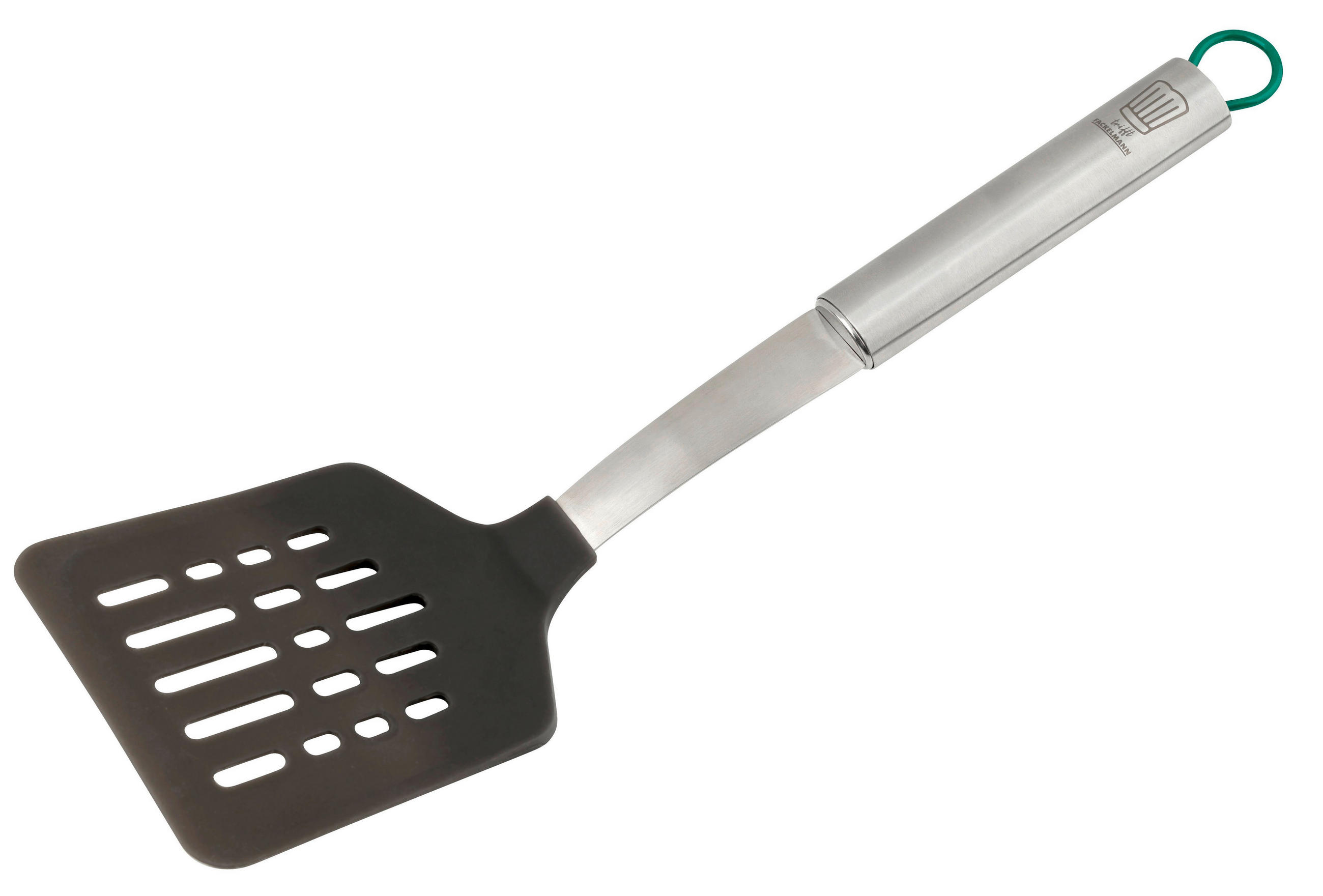 PFANNENWENDER  - Silberfarben/Grau, Design, Kunststoff/Metall (31cm) - Chefkoch+Fackelmann