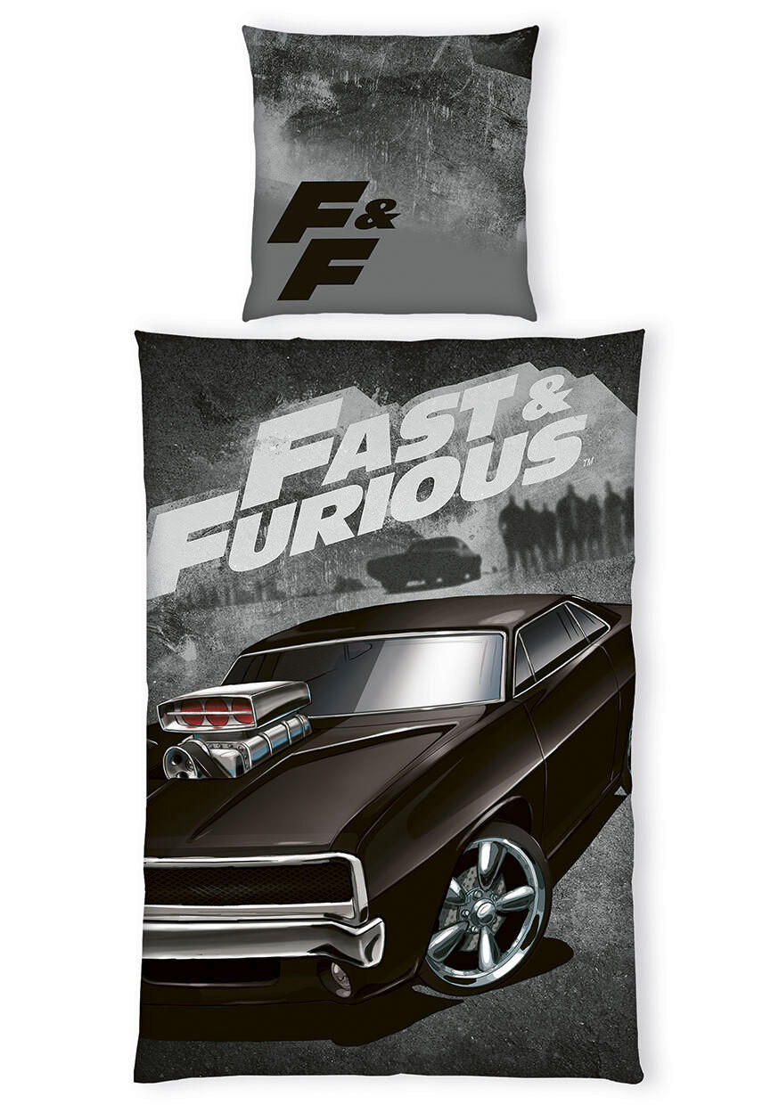 JUGENDBETTWÄSCHE Renforcé 135/200 cm  - Schwarz/Weiß, Trend, Textil (135/200cm) - Herding