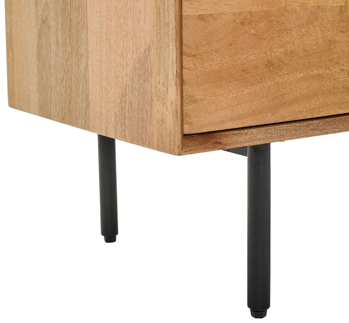 SIDEBOARD  in 140/70/40 cm  - Schwarz/Naturfarben, LIFESTYLE, Holz/Metall (140/70/40cm) - Livetastic