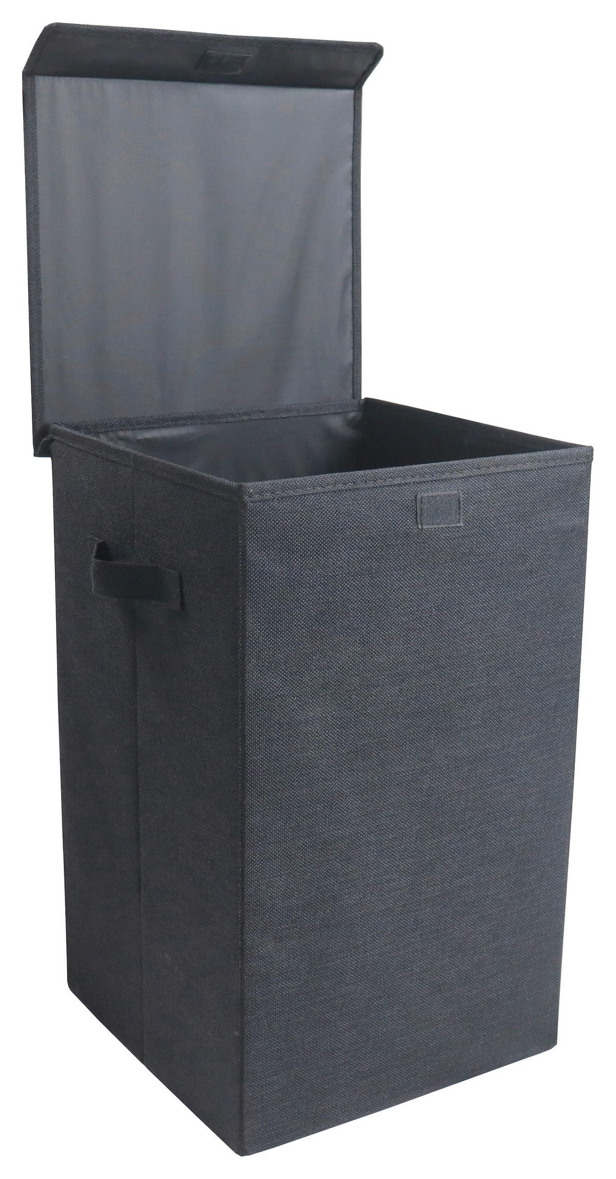 WÄSCHEKORB - Anthrazit, MODERN, Textil (30/50/30cm) - MID.YOU