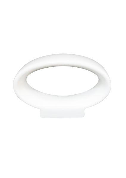 KROUŽEK NA UBROUSKY porcelán (fine china) keramika  - bílá, Konvenční, keramika (6,6/4,3/2,9cm) - Novel