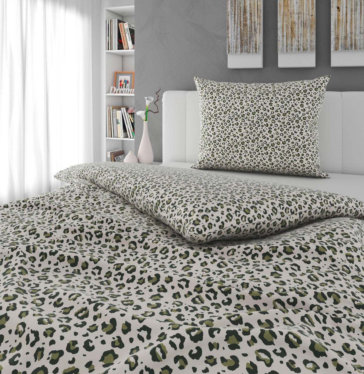 BETTWÄSCHE Satin 140/200 cm  - Beige/Braun, Trend, Textil (140/200cm) - Novel