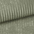 BIGSOFA in Cord Olivgrün - Schwarz/Olivgrün, Design, Textil/Metall (226/91/103cm) - Carryhome