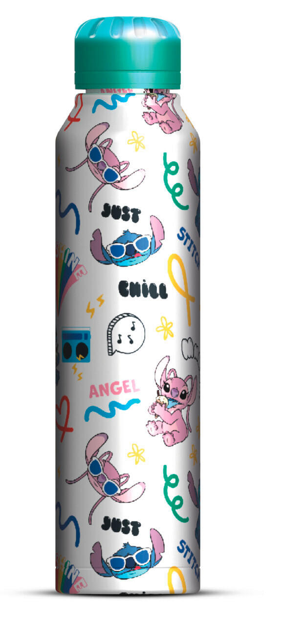 TRINKFLASCHE 0.525 L  - Multicolor, Basics, Metall (7/24cm) - Disney