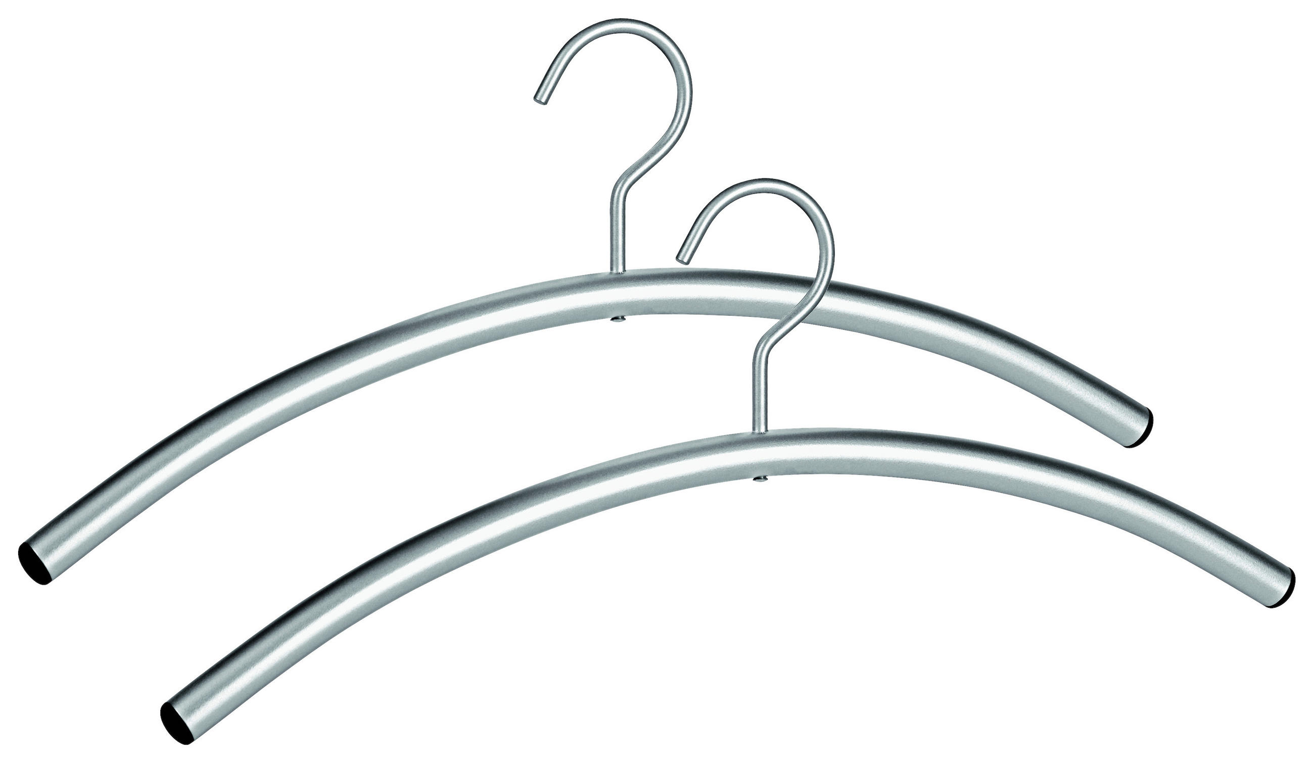 KLEIDERBÜGELSET 2-TEILIG 47 cm Metall  - Silberfarben, KONVENTIONELL, Metall (47cm)