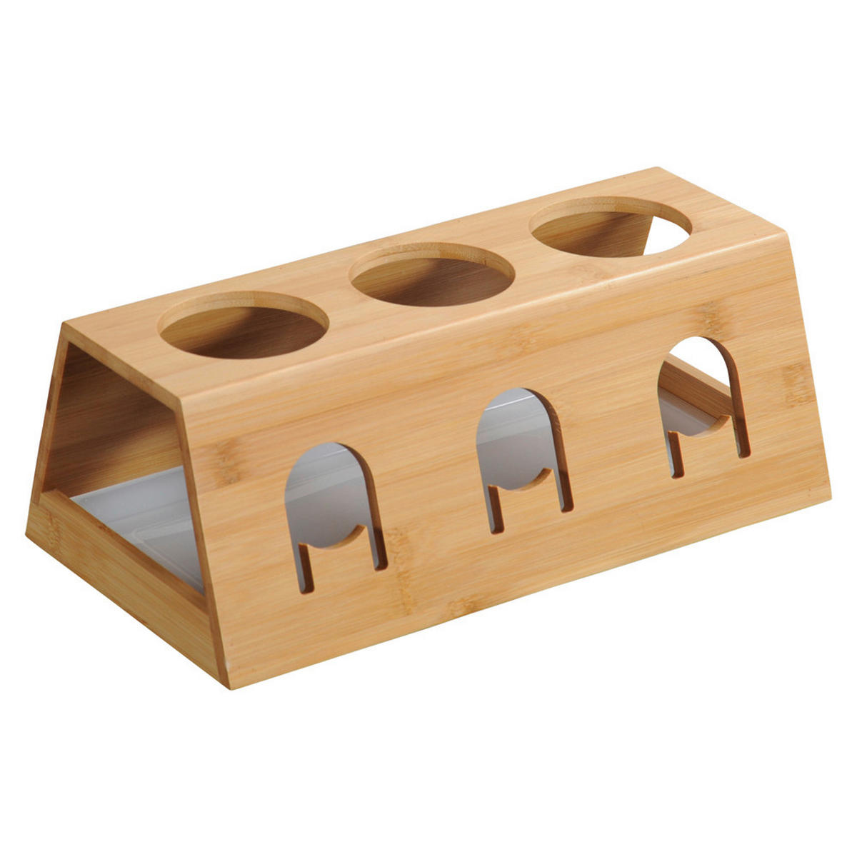 FLASCHENHALTER - Eichefarben, Basics, Naturmaterialien (32/17.5/12cm) - Kesper